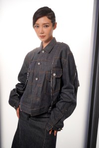 Elva Ni at Sacai RTW Spring 2025