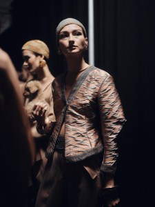 Backstage at Giorgio Armani Spring 2025 Ready-to-Wear Collection