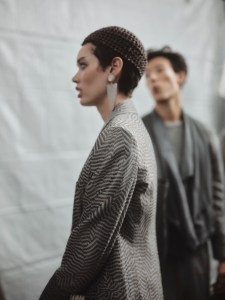 Backstage at Giorgio Armani Spring 2025 Ready-to-Wear Collection