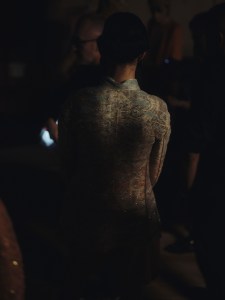 Backstage at the Giorgio Armani Spring 2025 ready-to-wear show