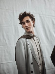 Backstage at the Giorgio Armani Spring 2025 ready-to-wear show