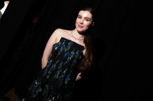 Nell Diamond at the Giorgio Armani Spring 2025 Ready-to-Wear show