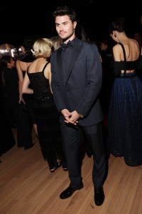 Chase Stokes at the Giorgio Armani Spring 2025 Ready-to-Wear show