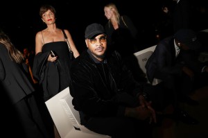 Carmelo Anthony at the Giorgio Armani Spring 2025 Ready-to-Wear show