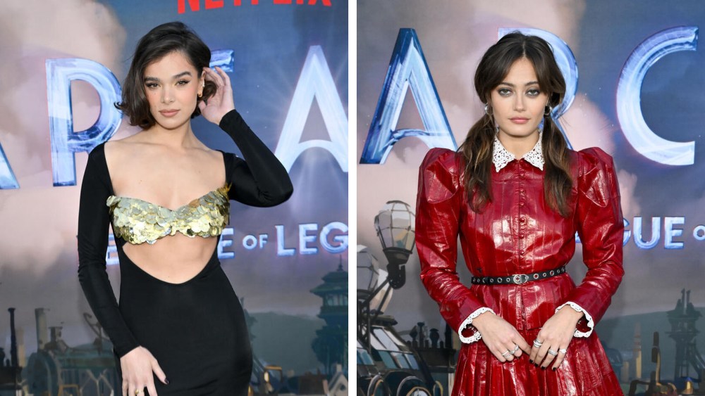 Hailee Steinfeld and Ella Purnell at the "Arcane" Season 2 Premiere at The Egyptian Theatre Hollywood on Oct. 30, 2024 in Los Angeles.