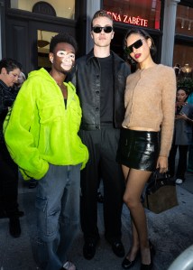 Yvesmark Chery, Lucky Blue Smith and Nara Smith