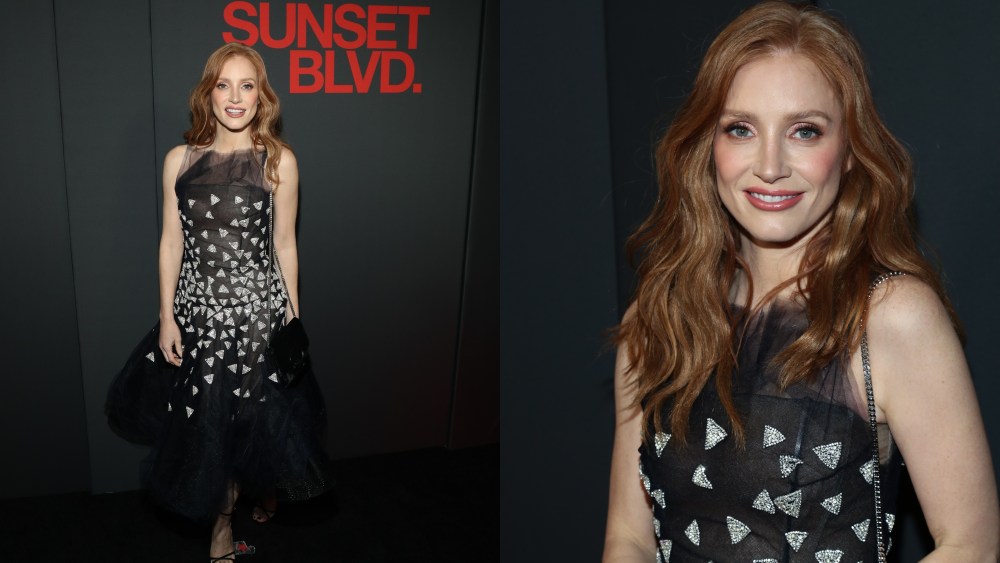 Jessica Chastain, Oscar de la Renta, Sunset Blvd., Spring 2025