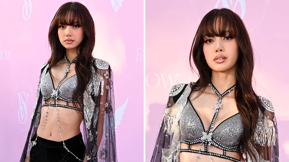 Lisa, Blackpink, Victoria's Secret Fashion Show 2024, red carpet, celebrity style, k-pop style