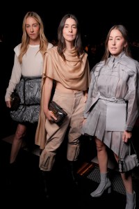 Este Haim, Danielle Haim and Alana Haim at the Louis Vuitton Spring 2025 ready-to-wear show