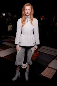 Rianne Von Rompaey at the Louis Vuitton Spring 2025 ready-to-wear show