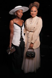 Cynthia Erivo and Ava DuVernay at the Louis Vuitton Spring 2025 ready-to-wear show