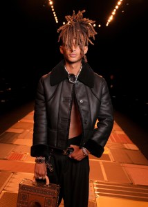 Jaden Smith at the Louis Vuitton Spring 2025 ready-to-wear show