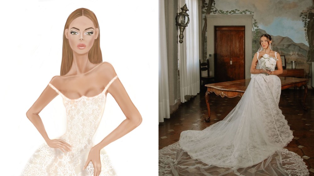 Millie Bobby Brown said, “I do,” to Jake Bongiovi in Tuscany over the weekend, wearing a bespoke Galia Lahav gown for the wedding ceremony.