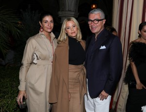 Maria Giulia Prezioso Maramotti, Elizabeth Banks and Giorgio Guidotti