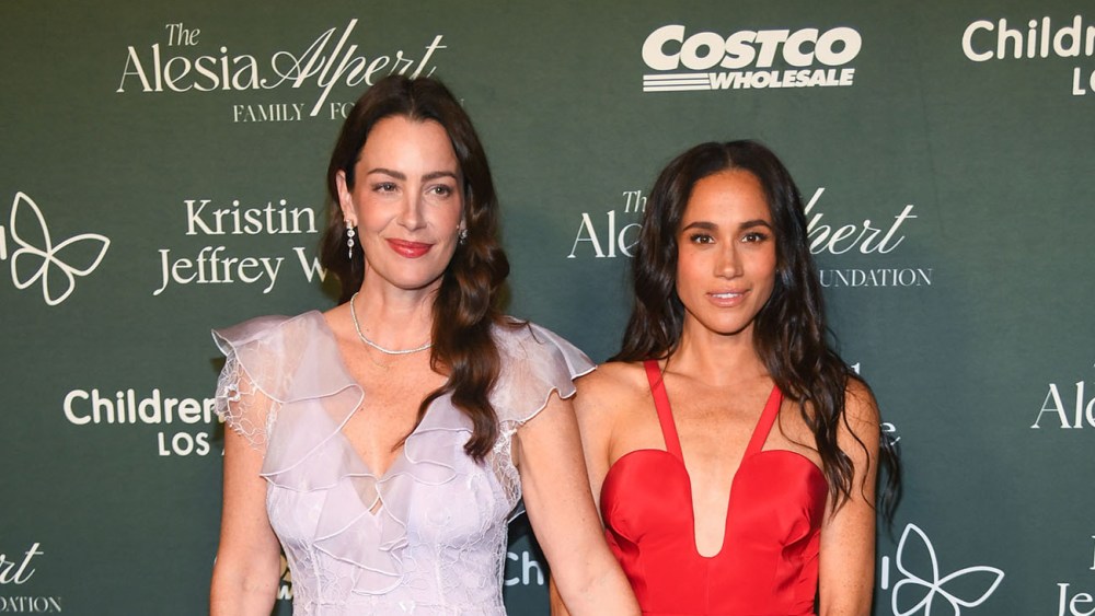 Kelly McKee Zajfen and Meghan, Duchess of Sussex at the 2024 CHLA Gala held at the L.A. Live Event Deck on October 5, 2024 in Los Angeles, California.