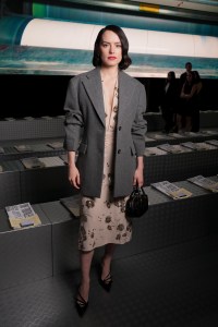 Daisy Ridley at Miu Miu Spring 2025 Ready-to-Wear Show at Paris Fashion Week