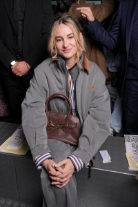 Shailene Woodley at Miu Miu Spring 2025 Ready-to-Wear Show at Paris Fashion Week