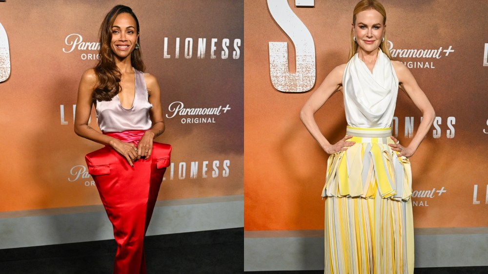 Zoe Saldana, Balmain, Nicole Kidman, Bottega Veneta, Special Ops: Lioness, Season 2, premiere