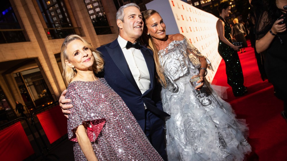 Amy Sedaris, Andy Cohen and Sarah Jessica Parker
