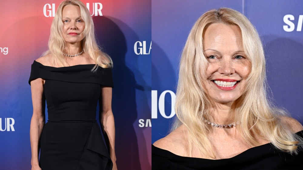 Pamela Anderson, Oscar de la Renta little black dress, Glamour Women of the Year Awards 2024