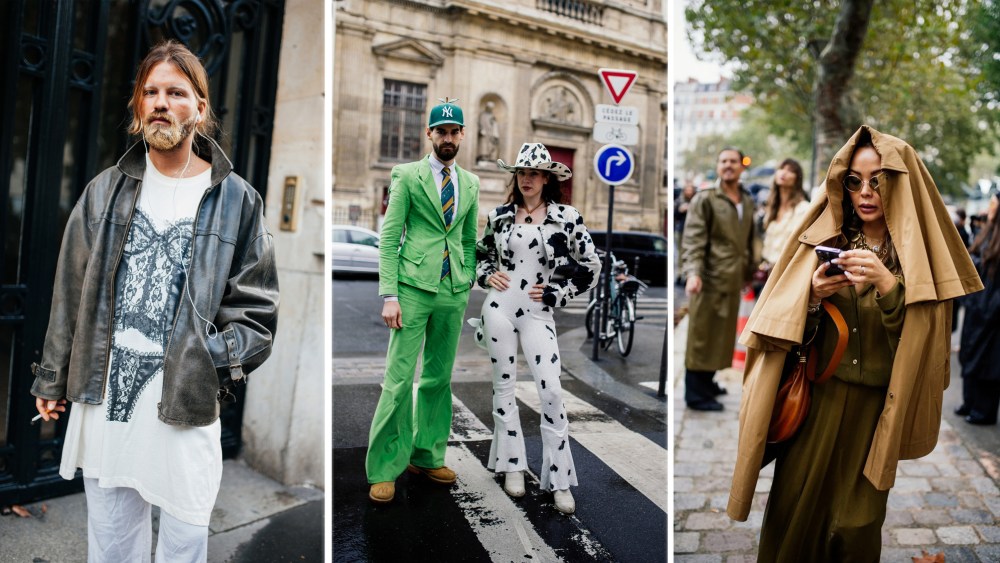The Best All Black, Boudoir, Eclectic, Fuzzy, and Trench Looks Seen at Paris Fashion Week