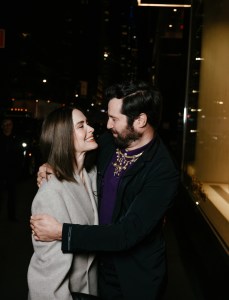 Sarah Paulson and Gherardo Felloni