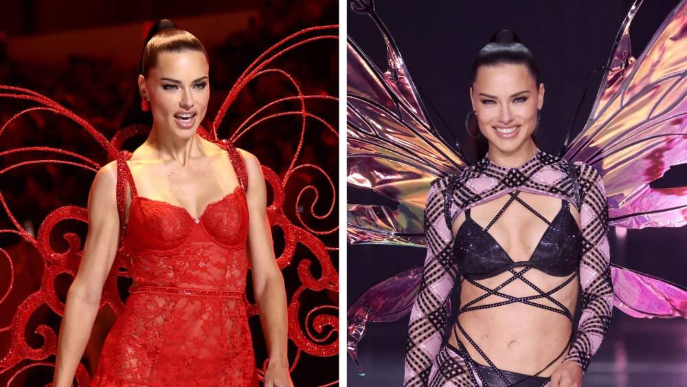 Adriana Lima walks the runway for the Victoria's Secret Fashion Show 2024 on October 15, 2024 in New York City.