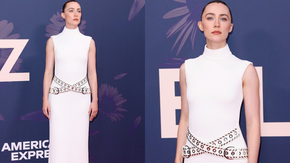Saoirse Ronan, Blitz, London Film Festival, Louis Vuitton white dress