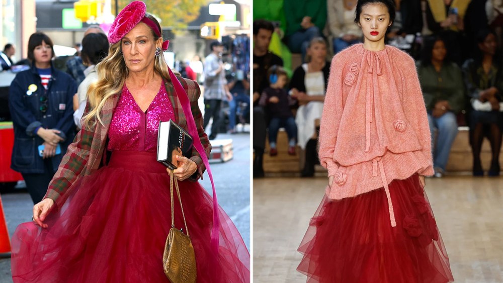Sarah Jessica Parker, SATC, AJLT, Molly Goddard, tutu, tulle skirt, balletcore, ballet street style