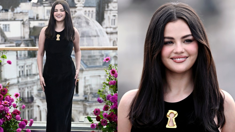 Selena Gomez, Emilia Pérez, photo call, London, Schiaparelli