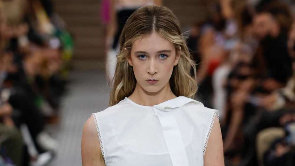 nicole kidman's daughter Sunday Rose Kidman-Urban, miu miu, spring 2025, paris fashion week, n celebrity kids