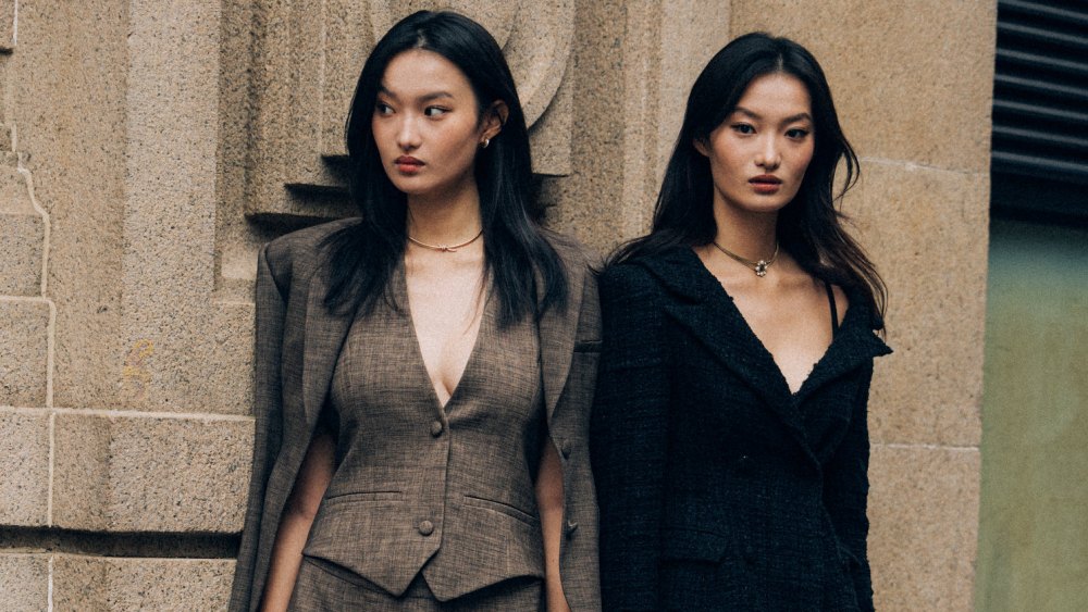 Street style at Shanghai Fashion Week Spring 2025