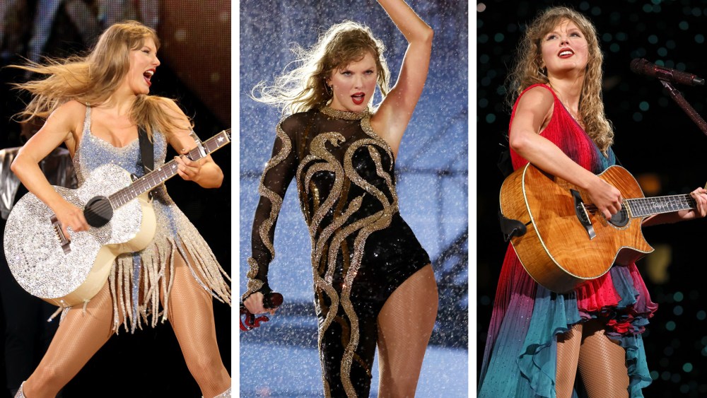Taylor Swift performs onstage during The Eras Tour at Hard Rock Stadium on Oct. 18, 2024 in Miami Gardens, Florida.