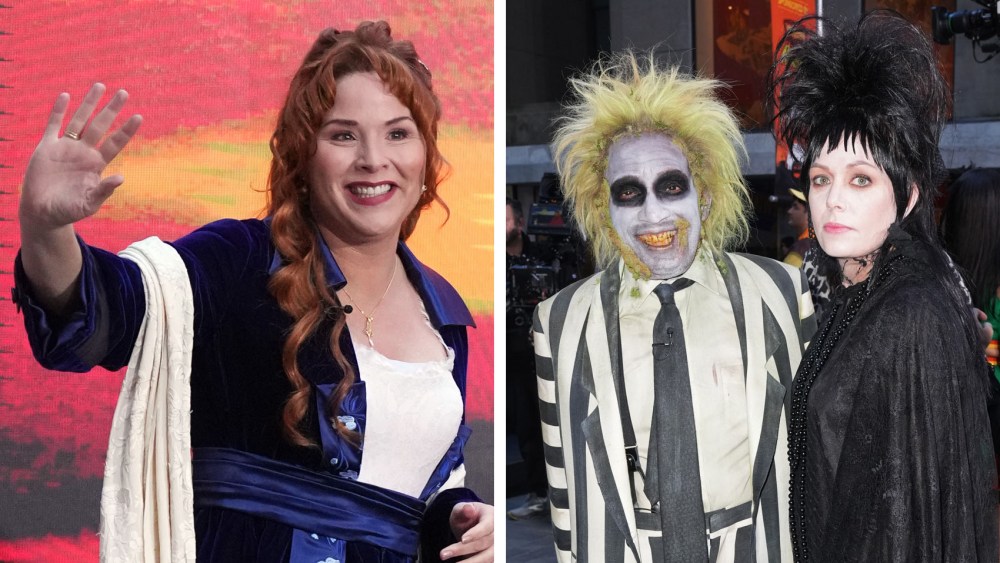 (L-R) Jenna Bush Hager and attend the 2024 NBC's "Today" Halloween Celebration at Rockefeller Plaza on Oct. 31, 2024 in New York City. 