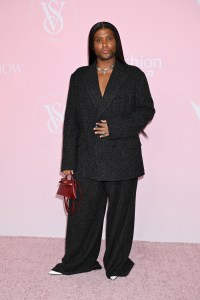 Law Roach at the Victoria's Secret Fashion Show held at the Brooklyn Navy Yard on October 15, 2024 in New York, New York.