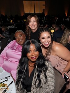 Danielle Young, Janelle James and Kirsten Schaffer,