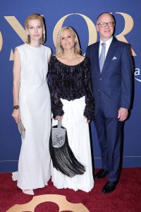 NEW YORK, NEW YORK - OCTOBER 29: (L-R) Amanda Smith, Tory Burch, and James Fallon attend the 2024 WWD Honors at Cipriani South Street on October 29, 2024 in New York City.  (Photo by Michael Loccisano/WWD via Getty Images)