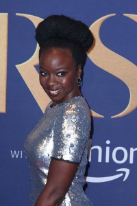 NEW YORK, NEW YORK - OCTOBER 29: Danai Gurira attends the 2024 WWD Honors at Cipriani South Street on October 29, 2024 in New York City.  (Photo by Michael Loccisano/WWD via Getty Images)
