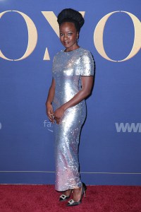 NEW YORK, NEW YORK - OCTOBER 29: Danai Gurira attends the 2024 WWD Honors at Cipriani South Street on October 29, 2024 in New York City.  (Photo by Michael Loccisano/WWD via Getty Images)