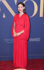 NEW YORK, NEW YORK - OCTOBER 29: Phoebe Tonkin attends the 2024 WWD Honors at Cipriani South Street on October 29, 2024 in New York City.  (Photo by Michael Loccisano/WWD via Getty Images)