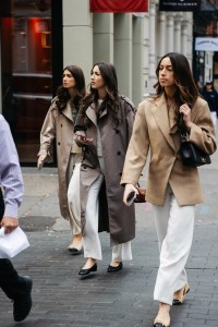 Street style in New York, Fall 2024.