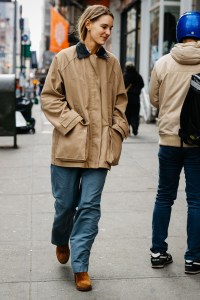Street style in New York, Fall 2024.
