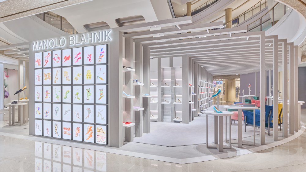Manolo Blahnik's store at Plaza 66.