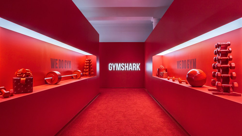 Gymshark opened a pop-up in New York for the holiday season last year.