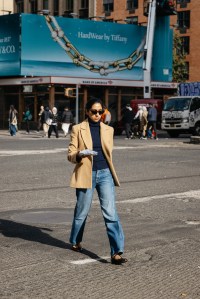 Street style in New York, Fall 2024.