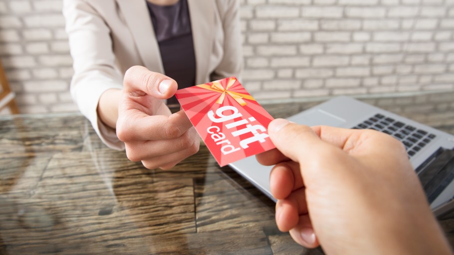 Gift cards will be the most popular gift this holiday season.