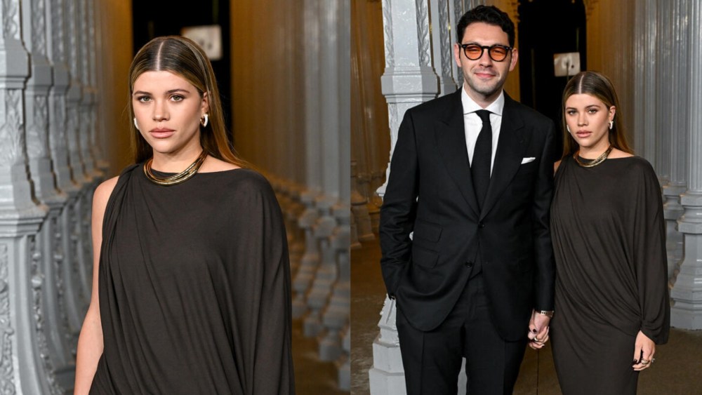 Sofia Richie Grainge and Elliot Grainge attend the 2024 LACMA Art+Film Gala, Presented By Gucci at Los Angeles County Museum of Art on November 02, 2024 in Los Angeles