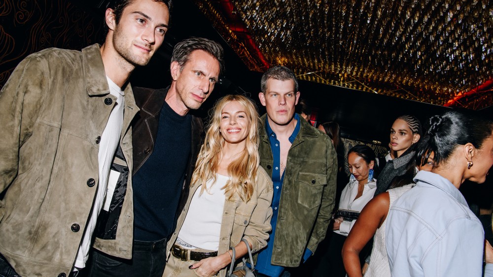 Oliver Green, Erik Torstensson, Sienna Miller and Wes Gordon.