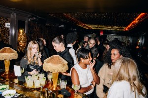 The scene at the Carolina Herrera x FRAME celebration.