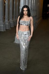 Charli XCX at the 2024 LACMA Art+Film Gala held at the Los Angeles County Museum of Art on November 02, 2024 in Los Angeles, California.
